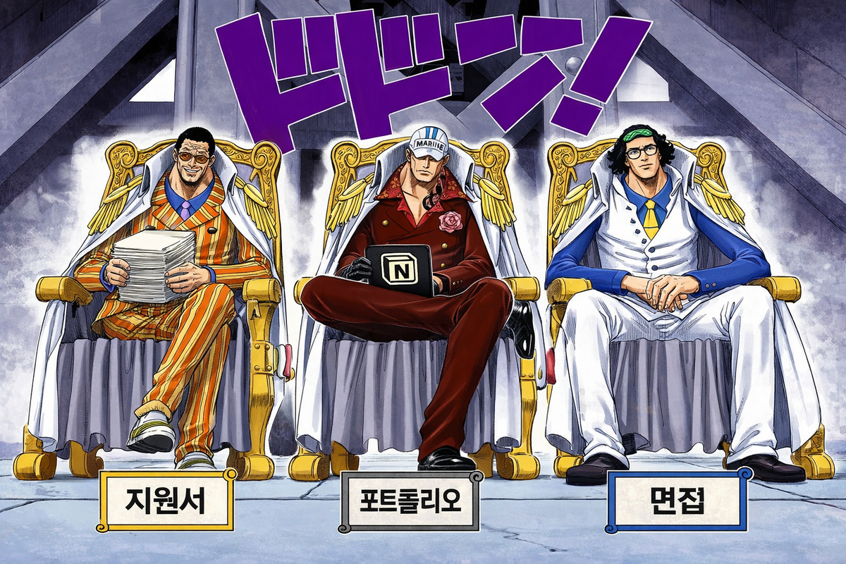 지원서, 포트폴리오, 면접